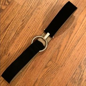 Coldwater Creek black suede belt S/m